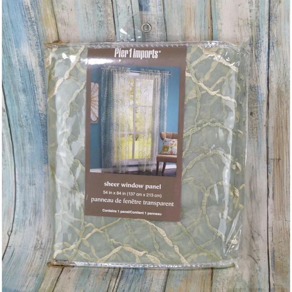 Pier 1 Sheer Window Panel Transparent 54